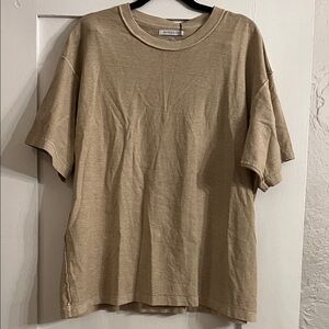 John Elliott Beige Short Sleeve Tee